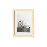 Blake fotolijst met houten rand naturel 50 x 40 cm